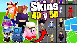 🔥 HOW TO INSTALL 4D AND 5D SKINS IN MINECRAFT PE (26.3) 😲 | FOR ANDROID AND WINDOWS screenshot 3