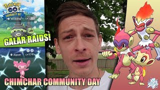 THE SHINY IMPOSTOR!! Chimchar Community Day    GALAR WEEZING RAIDS!! | Pokemon Go