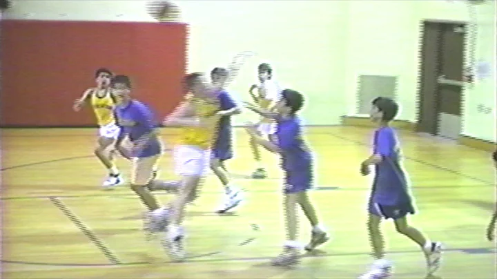 1991ish Allen and Andrew playing basketball.