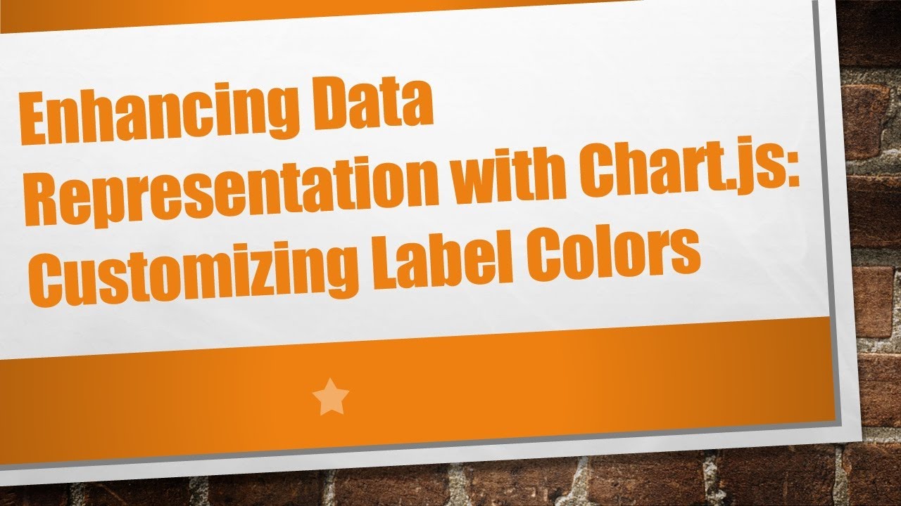Enhancing Data Representation with Chart.js: Customizing Label Colors ...