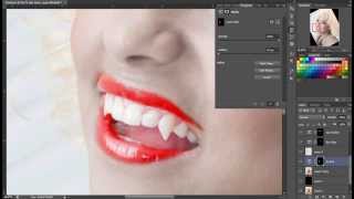 Photoshop Speedpaint: Vampire Retouch screenshot 3