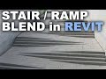 Modeling a Stair / Ramp blend in Revit Tutorial Modeling a Stair / Ramp blend in Revit Tutorial