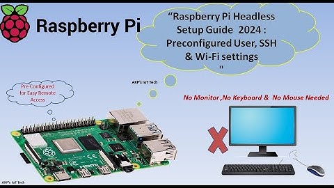 How to setup Raspberry Pi 4B in Headless Mode : A complete Tutorial 2024 updated