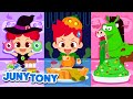 Halloween Costume Party 🎃 | Trick or Treat | Monster Party | Kids Halloween Songs | JunyTony