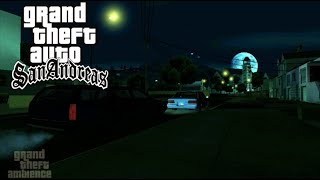 🌕 GTA San Andreas — Moonlit Streets | Lofi Night Drive, Crickets & City Wind | Grand Theft Ambience screenshot 4