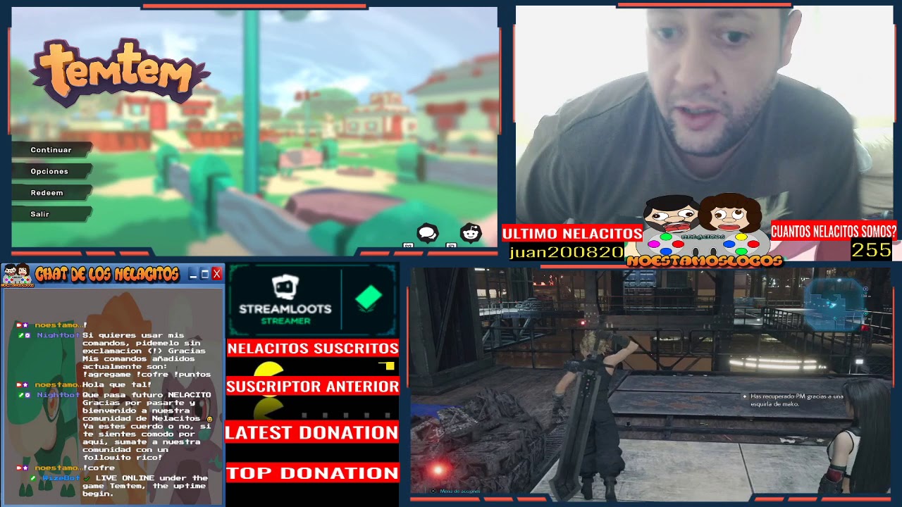 [ESP] TemtemUp! Tarde de vicio de historia! [TemTem/FFVII] !cofre !agregame !puntos