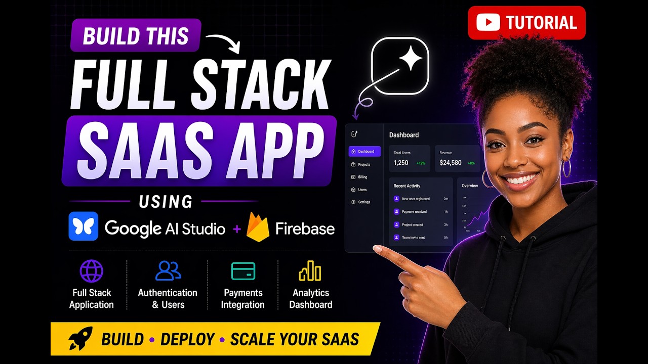 Build a FULL STACK SaaS App from Scratch (No Stress!) - YouTube