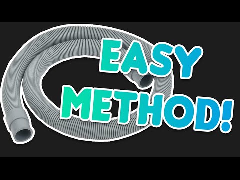 How to extend washing machine waste pipe