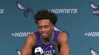 🚨 Collin Sexton REACTS to Hornets Ending 76ers Streak | “I Didn’t Even Know”