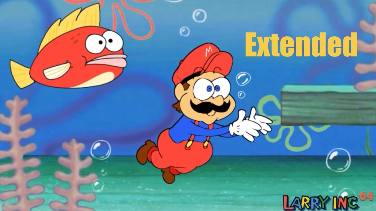 Super Mario Bros Underwater theme in SpongeBob style, But I Extended it. (Credit to @larryinc64 )
