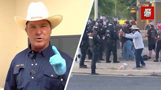 Sheriff calls out anti-ICE ‘idiots’ for protesting a DRUG BUST