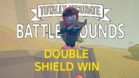 Totally Accurate Battlegrounds - Double shields win