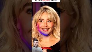 Secret Trick to Draw Sabrina Carpenter 🔥 #art​​ #squidgamchallenge​​ #babyart​