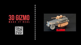 1/16 Sd.kfz 250/11 with 28mm spzb 41 Halftrack - 3D Print 1/16 Sd.kfz 250/11 with 28mm spzb 41 Halftrack - 3D Print
