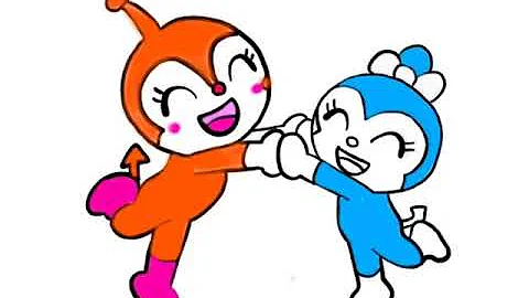 メロンパンナちゃん絵描きぬりえ