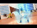 DRAGON BALL Stop Motion Action - Broly vs Vegeta Trunks and Goku (Part 3)