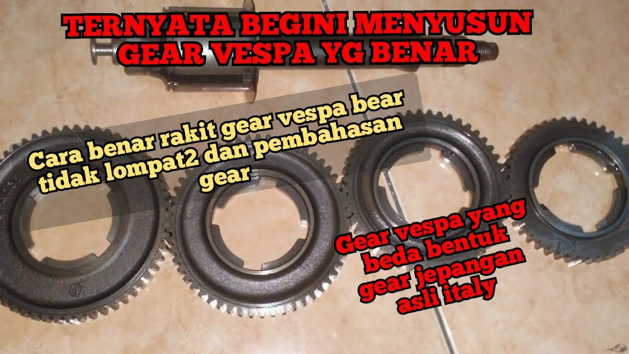 Vespa Px Gear Box Vespa Racing Proses Pemasangan 