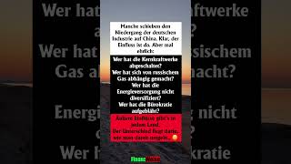 Nicht China ist das Problem - Like Teilen #deutschland #politik #geldpolitik