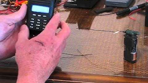 power up UHF transmitter