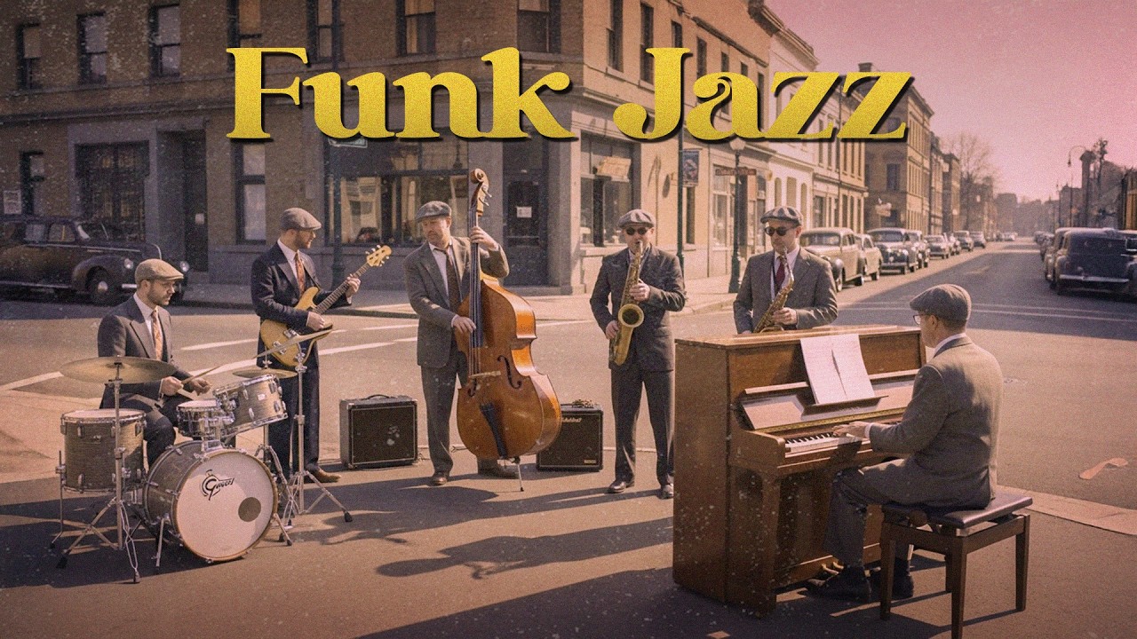 Classic Street Rhythms — Fusion Jazz Funk Groove | Chill & Nostalgic