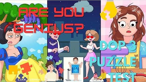 DOP 3 puzzle Clear🧩🤔Level up 351 to 400🧠 Only for Genius🤯 @A2Zcrazyqueen143 @YouTube