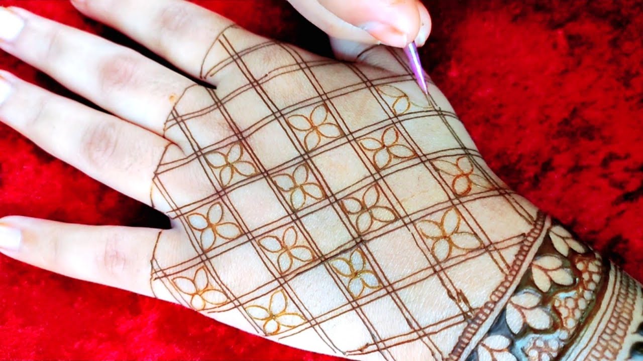 Wedding Special net mehndi design || Full hand bridal mehndi design || Simple dulhan mehndi design