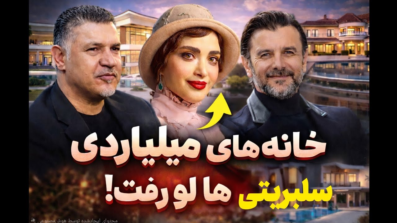 لاکچری‌ترین خانه‌های ایران متعلق به بازیگران |چرا بازیگران تو این ویلاها زندگی می‌کنن؟