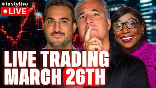 March 26th, 2026 LIVE Stocks, Options & Futures Trading with Pros!(Market Open, Last Call & More)