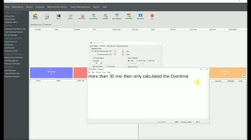 PART 4. TimeTable and   Attendance Rule Setting in CheckTime biometric System Software #checktime