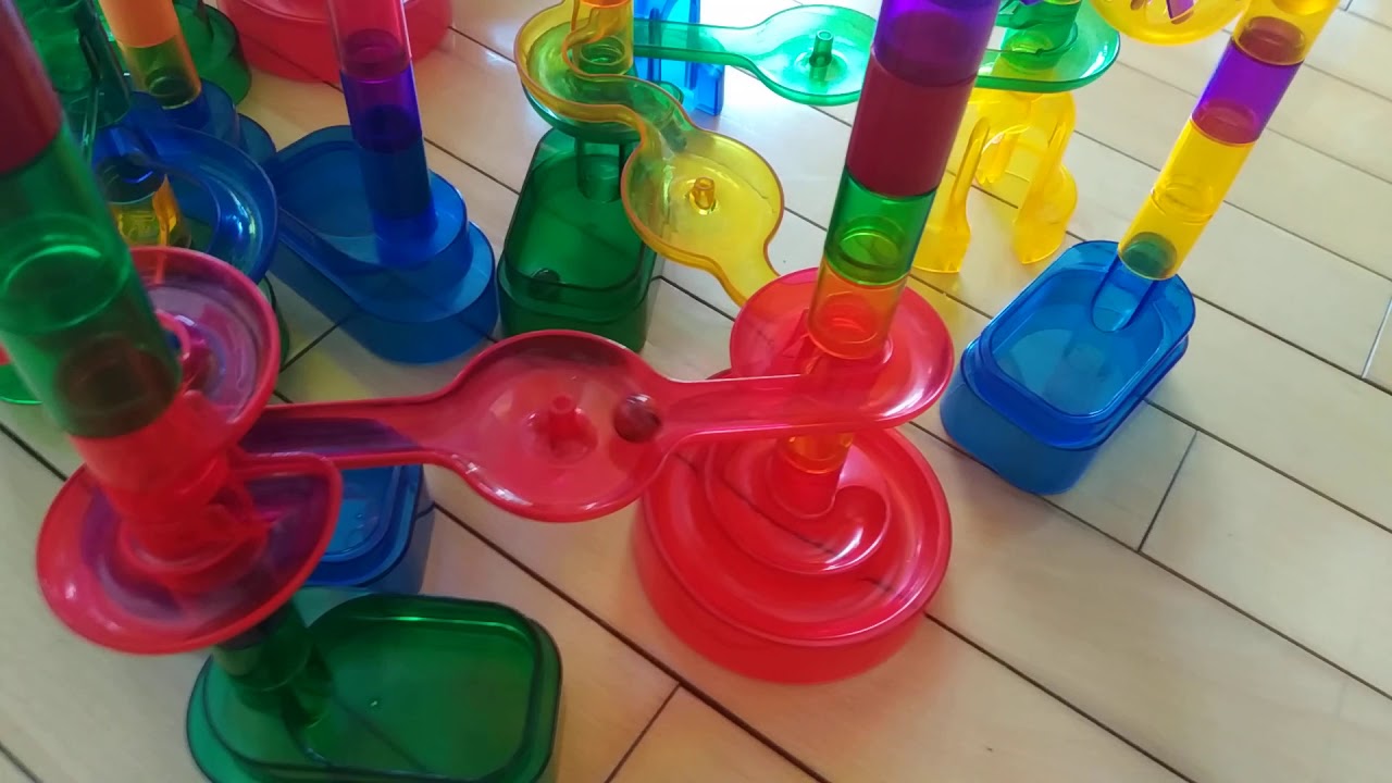 Complicated Marble Run (4 paths) YouTube