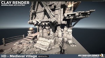 HD Medieval Village [Fidelity Overview] - 3D Modular Asset Pack by Astrofish Games
