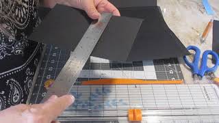 (francais) Scrapbooking tuto #1/6 Folio facile a 2 sections pour debutants