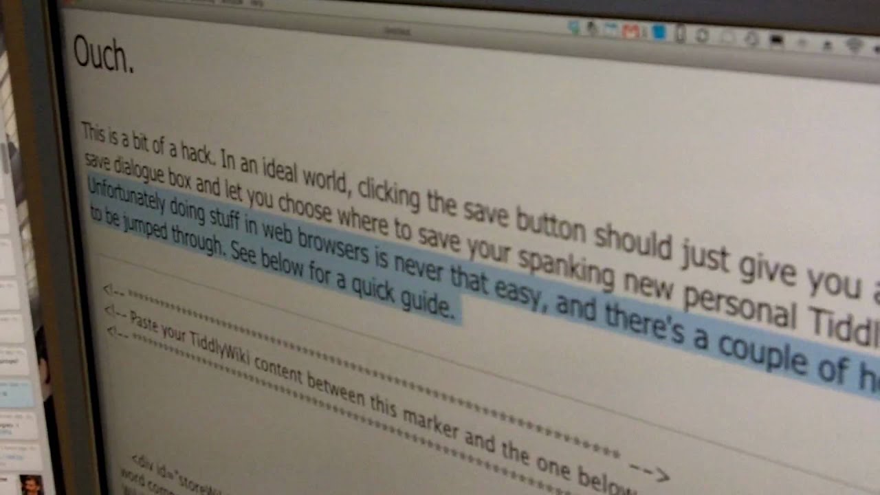 The History of TiddlyWiki.mov