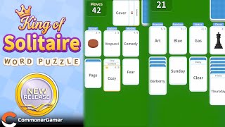 【#King of Solitaire: Word Puzzle】New Release (Android Gameplay)