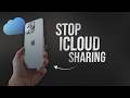 How to Stop iCloud Sharing Between Devices on iPhone (tutorial)