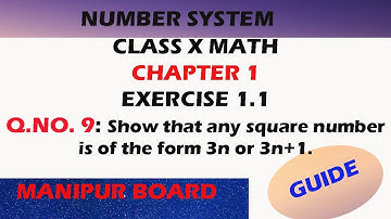 NUMBER SYSTEM || CLASS X MATH EX. 1.1 Q.NO. 9 || MANIPUR BOARD || GPS MANIPUR
