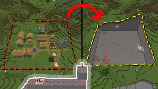 How to Destroy a Minecraft Village in Just 1 Click