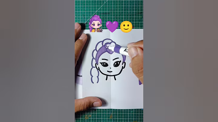 Drawing Rumi KPOP Demon Hunters #shorts #kpopdemonhunters #rumi