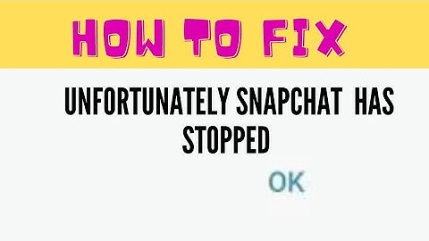 How To Fix Unfortunately Snapchat has Stopped Error Simple Solution - 100% Solved || FING 24