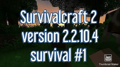 Survivalcraft 2 version 2.2.10.4 gameplay | challenging mode | day 1