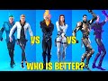 Fortnite Dance Battle Of Legendary Skins! #3 (Black Widow Snow,  Lachlan vs Ninja, Midas Rex..)