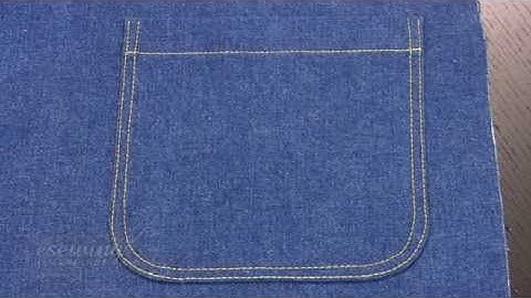 Patch Pocket Sewing - Introduction (FREE SAMPLE)