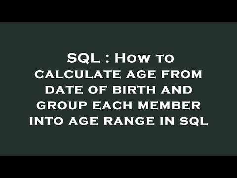 SQL : How