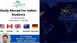 Pursue Higher Studies Abroad - For Indian Students