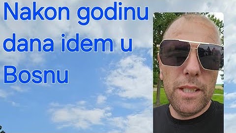 IDEM U BOSNU NAKON GODINU DANA I VOZIM SE KROZ NJEMAČKU