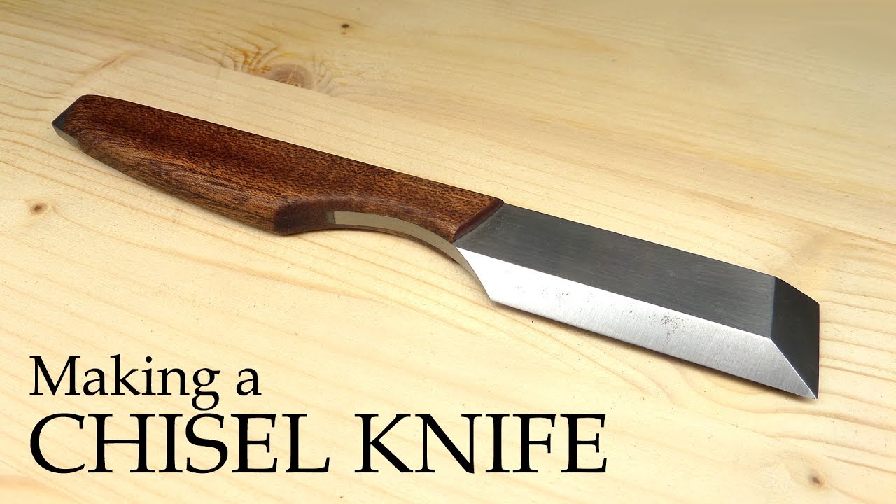 Making a Chisel Knife - inspired by the Mora & kiridashi knives 