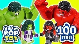 August 2017 TOP 10 Videos 100min Go! Avengers, Power rangers, PJmasks and Transformers - DuDuPopTOY
