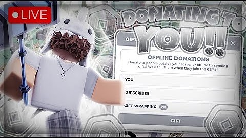 🔴Donating Robux to Viewers!┃Pls Donate LIVE┃Goal : 2nd Nuke/3.2M Raised┃TTS Enabled 🎁🔴