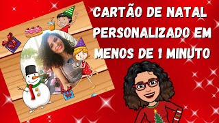 Crie um cartão de Natal personalizado de forma rápida e fácil