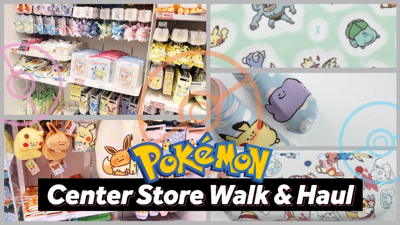 Pokemon Center Store Tokyo WALK & HAUL - YouTube